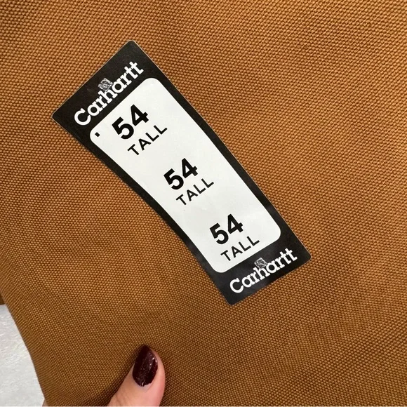 NEW Vintage Carhartt J01 Brown Duck Detroit Blanket Lined Jacket Size 54 - Picture 4 of 13